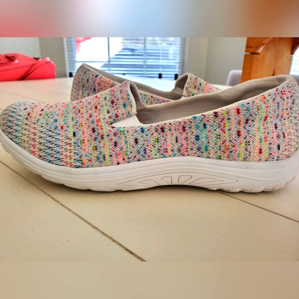 Skechers Reggae Fest Wicker Slip on Casual Shoes - Womens